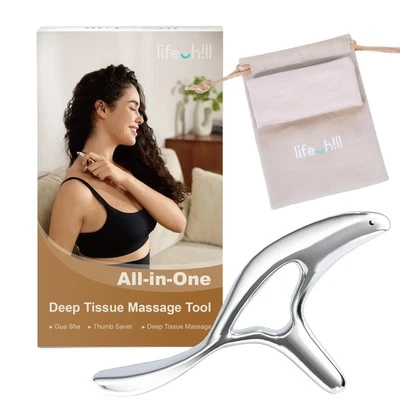 lifechill Trigger Point Massage Tool for Deep Tissue Massage & Gua Sha, Muscl...