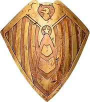 Glaswder Retro Style PVC Gold Soldier Boy Shield with Eagle Emblem for Cosplay, Costume Accessories Props, Collection, Home Decor