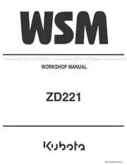 Kubota ZD221 Zero Turn Mower Service Workshop Manual 9Y111-02910