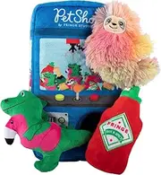 Fringe Studio Ready, Set, Claw Hide and Seek Plush Dog Toy, Pet Shop Collection (289266)