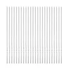 24pcs Kebob Skewers 45cm x 5mm x 1.4mm Stainless Steel Flat BBQ Grill Sticks