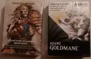 2 Magic Gathering CCG MTG Planeswalker Promo Ajani Goldmane Starter Decks sealed