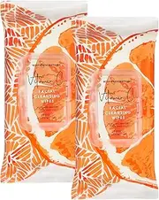 Body Prescriptions Face Wipes | Vitamin C Facial Cleansing and Gentle Make Up Remover Wipes - 2 Pack (50 Count Each) |