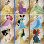 Topps Disney Collect Chrome Legendary 10 Limited Edition Gold Motion Cards Lot