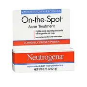 Neutrogena On-The-Spot Acne Treatment Vanishing Cream Formula, 0.75 oz (Pack of 1)