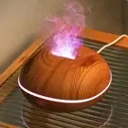 3D Flame Essential Oil Diffuser Aroma Humidifier 200ml USB Air Purifier Mist AUS