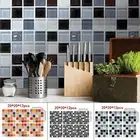 Wall stickers Mosaic Multi-colored Removable Room Decals Decoration Detachable