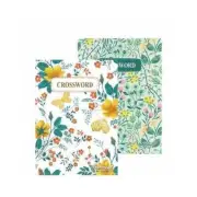 Floral Crossword - A5 Puzzle Book Books Challenge Puzzles Adults Single Book