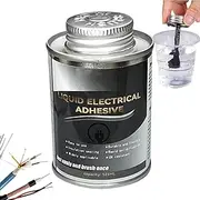 Liquid Insulation Tape,125ml Heat Resistant Electrical Tape Strong Insulating Sealant - Waterproof Transparent Sealant Glue for Repair, Project Handle