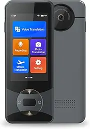 Anfier Language Translator Device 144 Languages AI Voice Translator W10 with 3.0 inch Touchscreen Image Translation Support Instant Two Way Translation for Travel Business