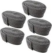 5pcs Steel Wool Mouse Hole Filler Hardware Cloth Gap Blocker Fill Fabric Rodent Barrier Garage Door Rodent Guard Rodent Mesh Stuffed Animal Wool for Rodent Control Plug Stone