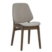 Modern Furniture ERZA 45x82cm Dining Chair - Walnut & Grey