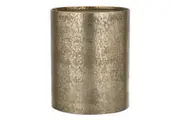 Amalfi Mesima Metal Side Table Antique Gold Sofa Bedside Table