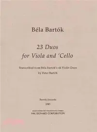 在飛比找三民網路書店優惠-23 Duos for Viola and Cello