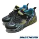 Skechers 休閒鞋 S Lights-Light Storm 2.0 童鞋 中童 黑黃 燈鞋 閃電 緩震 運動鞋 400150LBKBL
