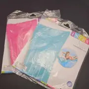 INTEX 59703 72" TRANSPARENT FLOATING MAT Swimming Pool Lot of 2 Pink & Blue
