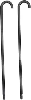 Kisangel 2pcs Christmas Magician Crutch Wand Lightweight Costume Accessory Cosplay Prop for Holiday Party Decoration and Festive Dress Up