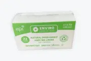 Austar EPI Degradable Clear Bag HDPE EHD 72 Litre Roll 50 Carton 250