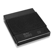 Basic 2 Black Mirror Pour over Coffee Scale Flow Rate Display Auto Timer Digit K
