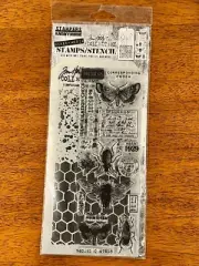 Tim Holtz Stamper's Anonymous Stamp & Stencil Set, Select your STYLES