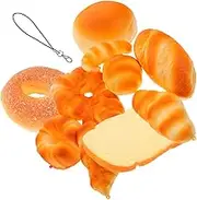 10pcs Fake Bread Models Bread Props Lifelike Bread for Photography Kitchen Shop Decorative Props