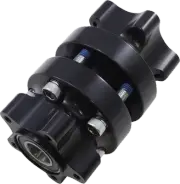 ARLEN NESS 71-604 Hub - Cartridge - Front/Dual Disc - Black - '00-'07 FLT