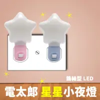 在飛比找momo購物網優惠-【電太郎】鎢絲型LED可替換燈泡 星星小夜燈(2入組/不挑色
