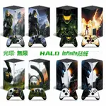 🚚免運 微軟XBOX SERIES X 貼紙 貼膜 光環HALO 無限XBOX主機保護膜 XBOX遊戲貼紙