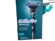 Gillette Mach 3 Razor- 1 Blade-NEW-Free Shipping