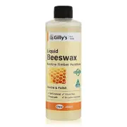 Gilly''s 250ml Liquid Beeswax for Both Soft and Hard Woods Easy-to-Use