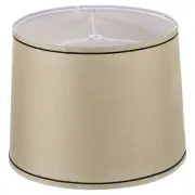 Drum Lampshade for Table Lamps 11.4" x 12.6" x 9.8" Floor Lamp Shade Beige