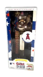 CHARLIE BROWN ANAHEIM ANGELS LIMITED EDITION GOLD MUSICAL GIANT PEZ - NEW IN BOX