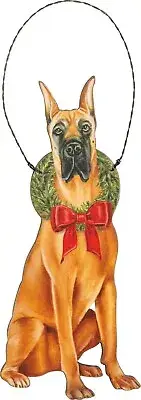 Primitives By Kathy Ornament - Christmas Dane