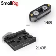 SmallRig Safety Rail Clamp Arca-type 2143B & Quick Release Safety Rail 46mm 1409