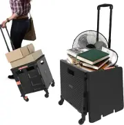 Foldable Shopping Trolley Wheel Box, Foldaway Trolley, Folding Boot Cart Telesco