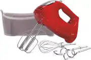 Batidora de mano eléctrica de 6 velocidades con batidor, tradicional