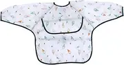 ibasenice Waterproof Bib Bibs Smock Waterproof Supplies Feeding Bib Saliva Towels Eating Apron Polyester Taffeta (polyester Fiber)