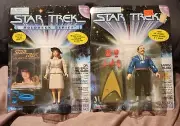 2 MOSC 95 Star Trek Next Generation Holodeck Playmates Paramount Skybox Figures