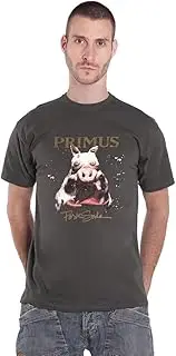 [Rock Off officially licensed products] Primus Pork Soda Band Logo T Shirt