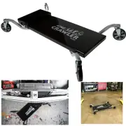 Mechanics Rolling Creeper Seat Garage Chair Low Profile Wide Body Big Wheels New