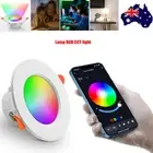 10W Tuya Smart LED Downlight RGB Cool White Dimmable Round Ceiling Lamp lights