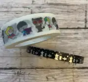 2 Rolls Justice League Chibi Washi Tape Decorative Planner Papercraft DIY Craft