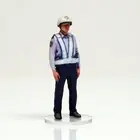 HS024 00024 figreal Japan Traffic Police Officer 1/24 High Definition Figure