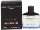 Alessandro Dell'Acqua by Alessandro Dell'Acqua for Men Miniature EDT 0.13oz New