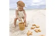 Playground by Living Textiles | Silicone 8pc Beach Bucket & Spade Set