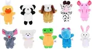 CORHAD 15pcs Adorable Animal Finger Puppets Dolls for Imagination Activities for Storytelling and Family Fun Enhances Communication Skills