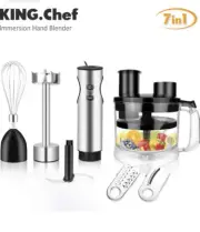 King Chef Handheld Blender With Food Processor New In Box
