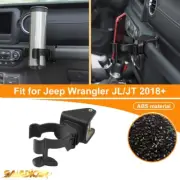 2 in 1 Multi-Function Drink Cup Stand + Phone Holder For Jeep Wrangler JL JT 18+ (for: Jeep)
