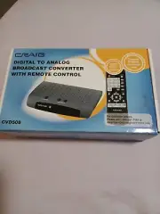 Craig CVD508 Digital To Analog Broadcast Converter With Remote Bundle