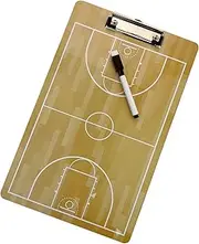ａ aternee Basketball Clipboard Dry Erase Coaches Clipboard, Professional, Double Sided Basketball Coaching Clip Board, Training Tool